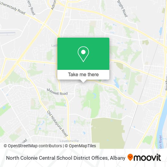 North Colonie Central School District Offices map