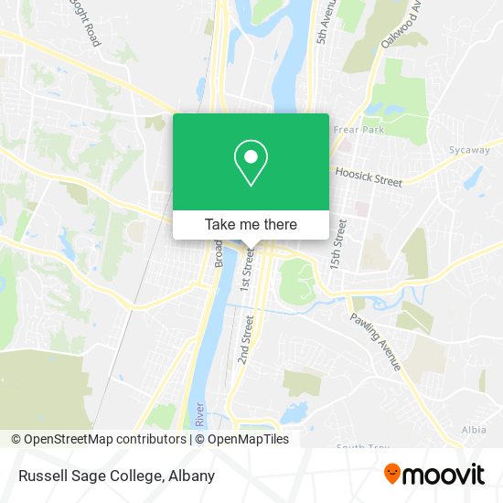 Russell Sage College map