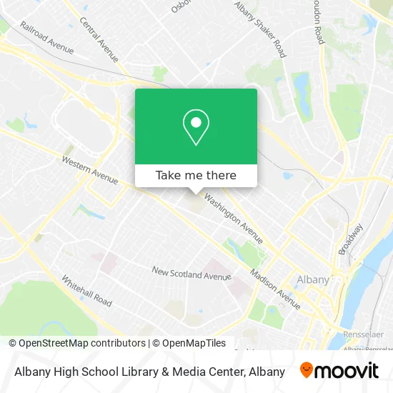Mapa de Albany High School Library & Media Center