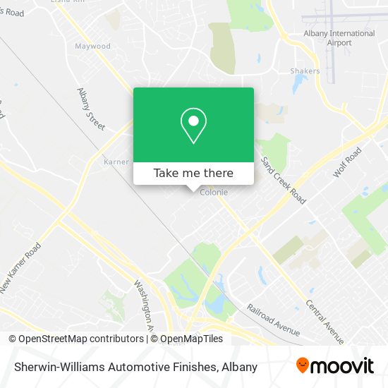 Sherwin-Williams Automotive Finishes map