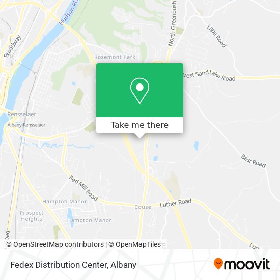 Fedex Distribution Center map