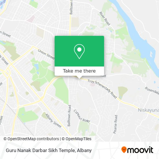 Mapa de Guru Nanak Darbar Sikh Temple