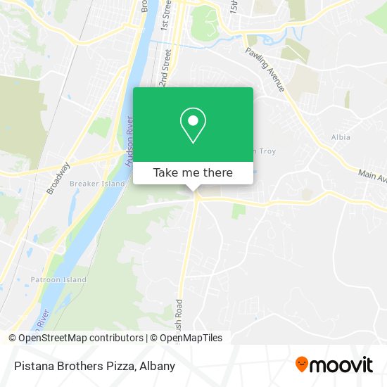 Pistana Brothers Pizza map