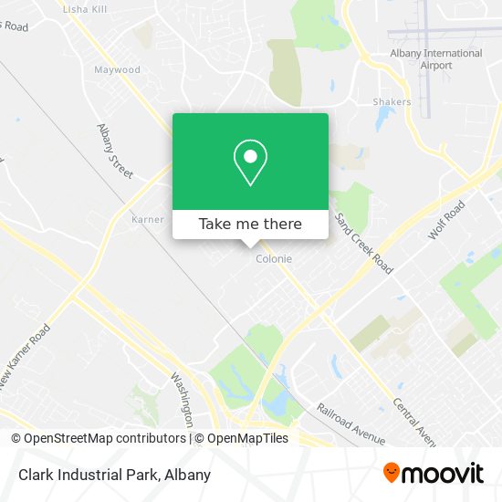 Mapa de Clark Industrial Park