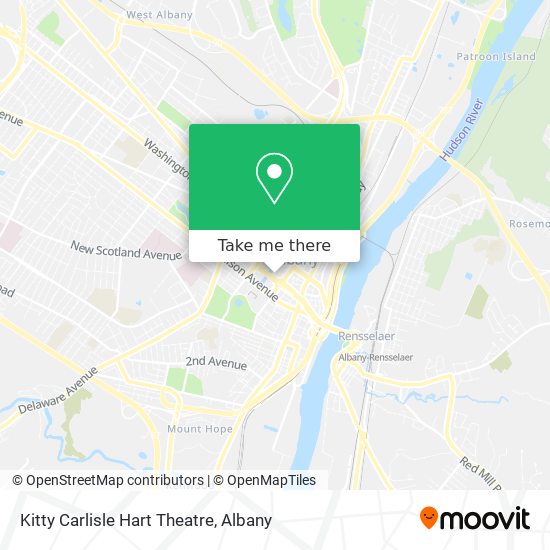 Mapa de Kitty Carlisle Hart Theatre