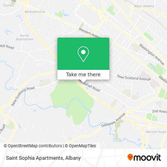 Saint Sophia Apartments map