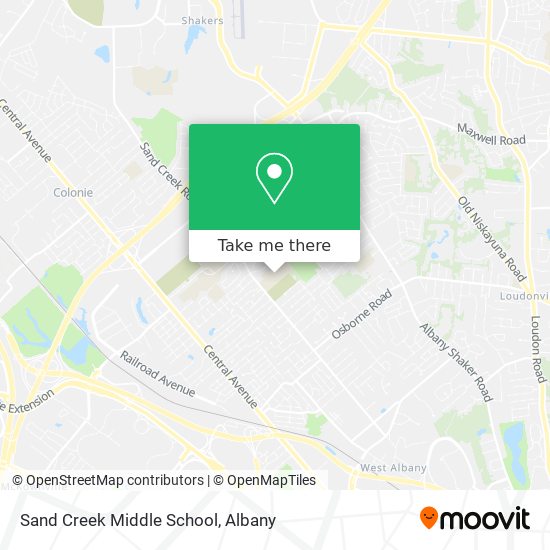 Mapa de Sand Creek Middle School