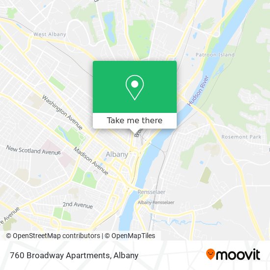 760 Broadway Apartments map