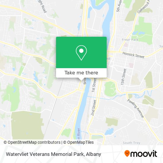 Watervliet Veterans Memorial Park map