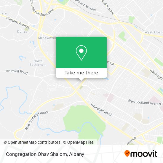 Congregation Ohav Shalom map