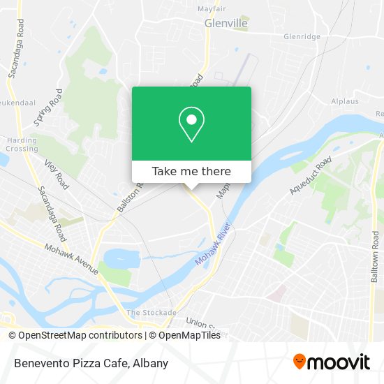 Benevento Pizza Cafe map