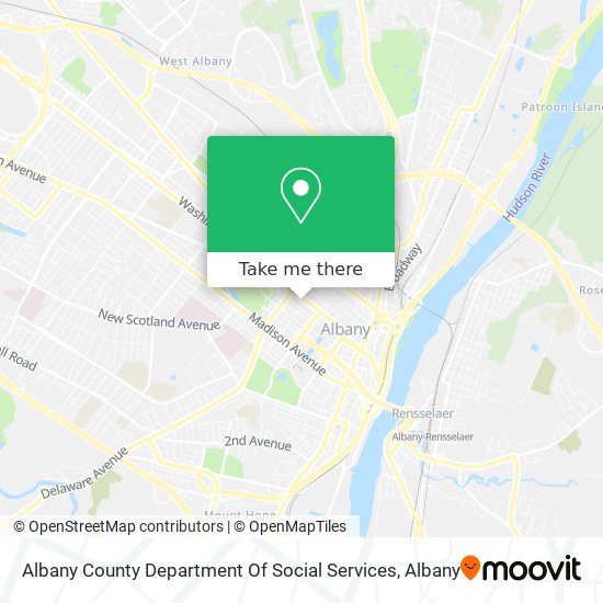 Albany County Department Of Social Services map