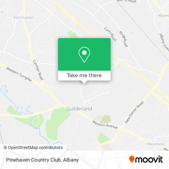 Pinehaven Country Club map