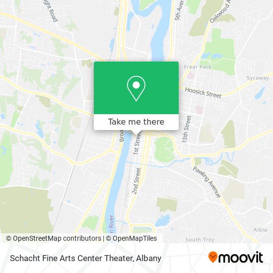 Mapa de Schacht Fine Arts Center Theater