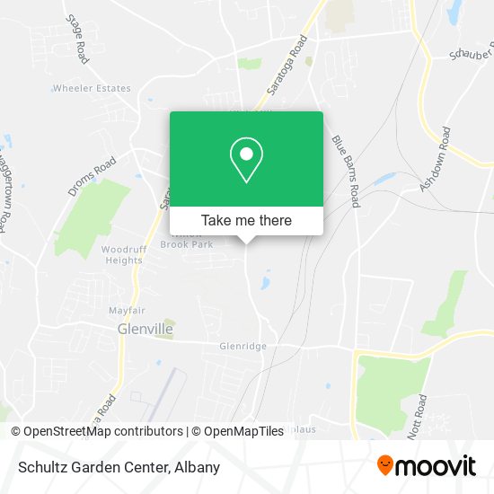 Schultz Garden Center map