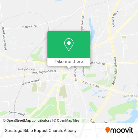 Saratoga Bible Baptist Church map