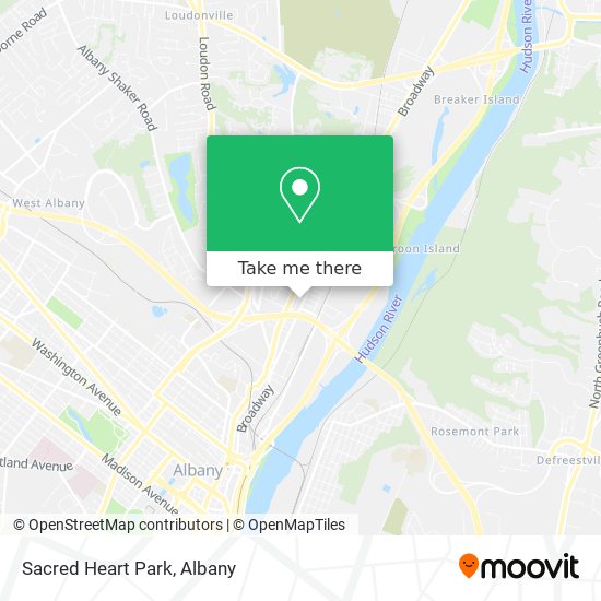 Mapa de Sacred Heart Park