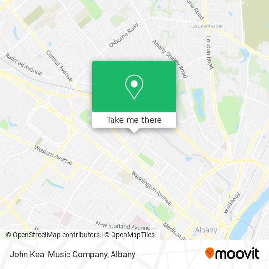 John Keal Music Company map