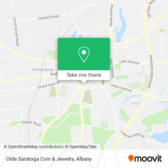 Olde Saratoga Coin & Jewelry map
