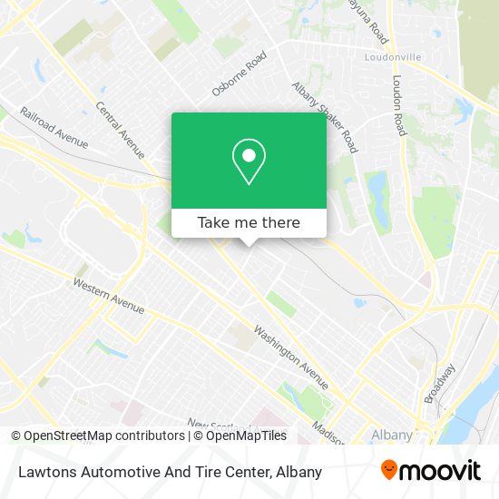 Mapa de Lawtons Automotive And Tire Center