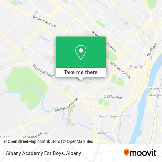 Albany Academy For Boys map