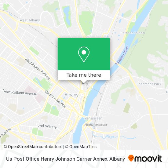 Mapa de Us Post Office Henry Johnson Carrier Annex