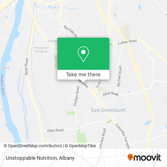 Mapa de Unstoppable Nutrition