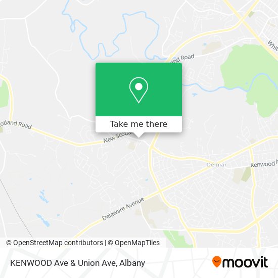 KENWOOD Ave & Union Ave map