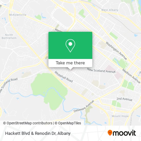 Hackett Blvd & Renodin Dr map