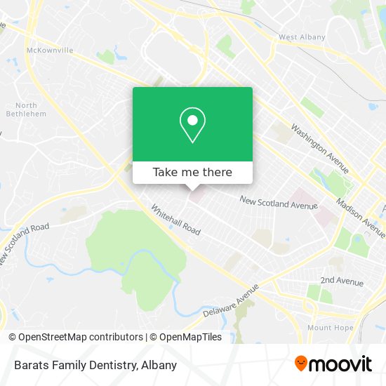 Mapa de Barats Family Dentistry