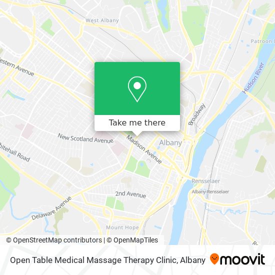 Open Table Medical Massage Therapy Clinic map