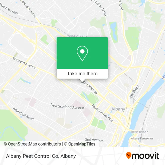 Albany Pest Control Co map