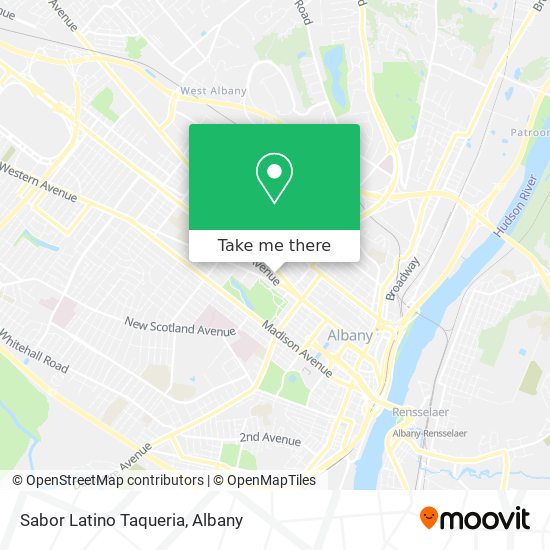 Mapa de Sabor Latino Taqueria