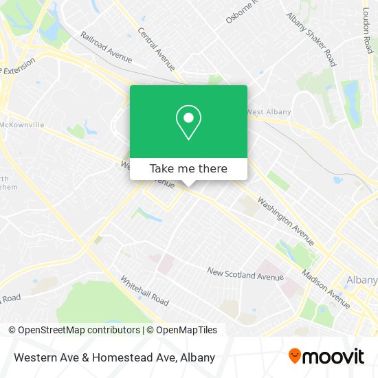 Western Ave & Homestead Ave map