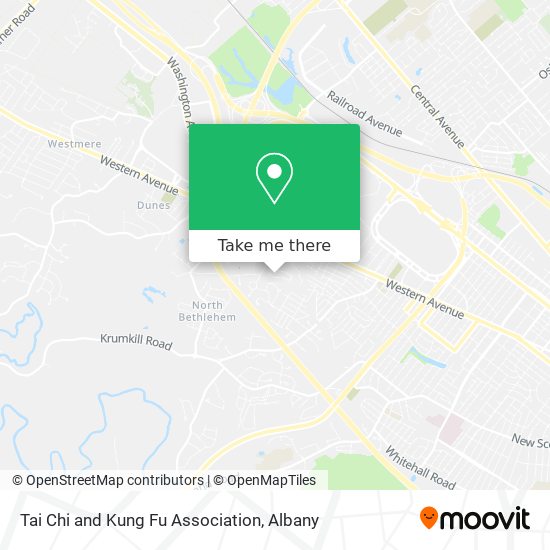 Tai Chi and Kung Fu Association map