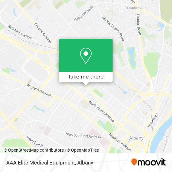 AAA Elite Medical Equipment map