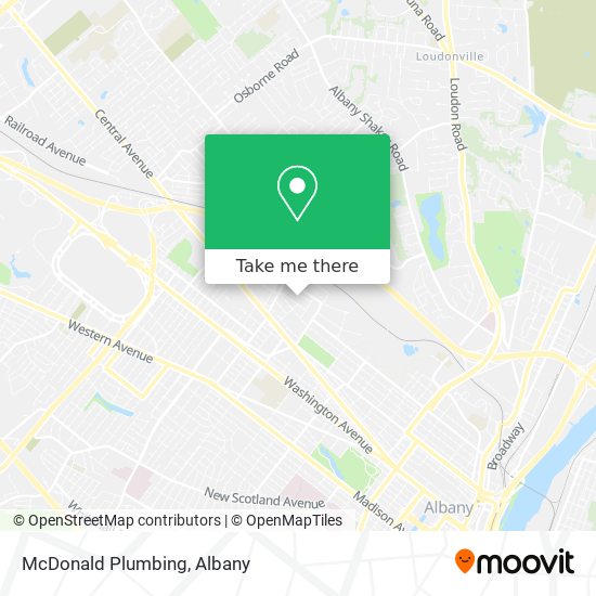Mapa de McDonald Plumbing