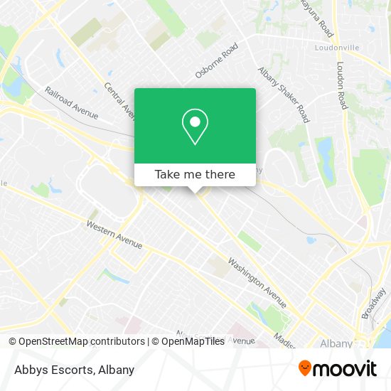 Abbys Escorts map