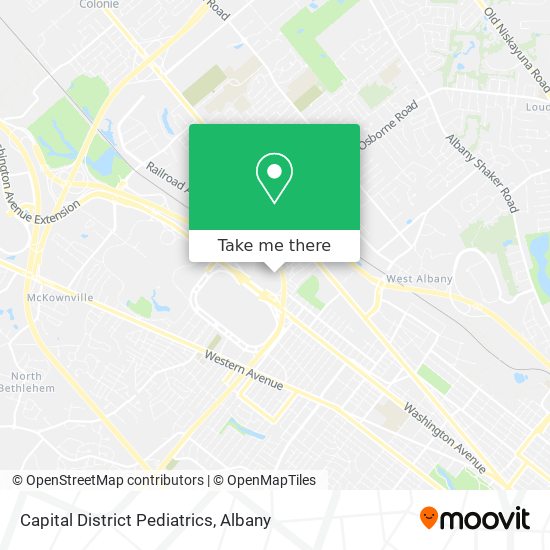 Mapa de Capital District Pediatrics