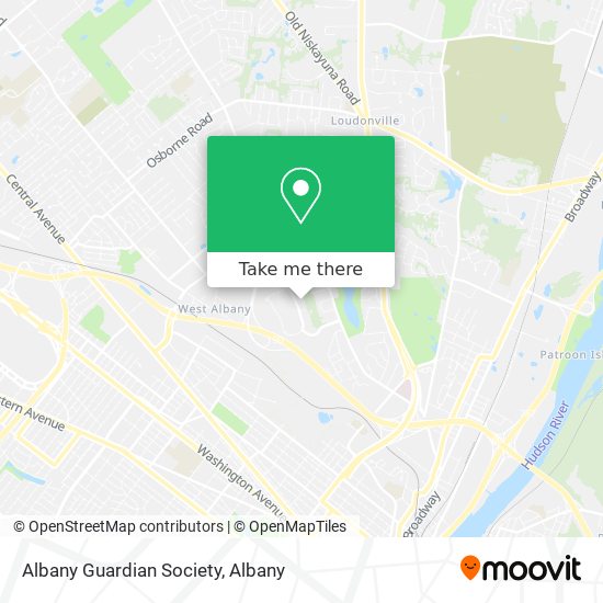 Mapa de Albany Guardian Society