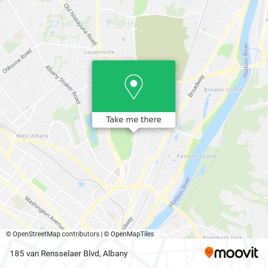 185 van Rensselaer Blvd map