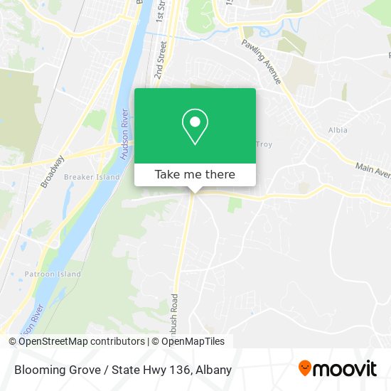 Mapa de Blooming Grove / State Hwy 136