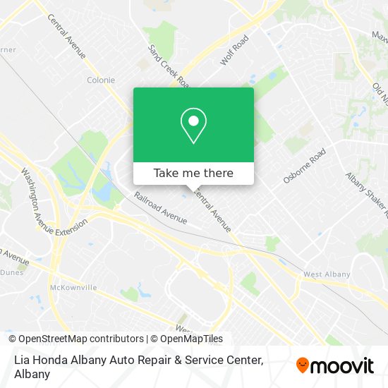 Mapa de Lia Honda Albany Auto Repair & Service Center