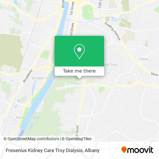 Mapa de Fresenius Kidney Care Troy Dialysis