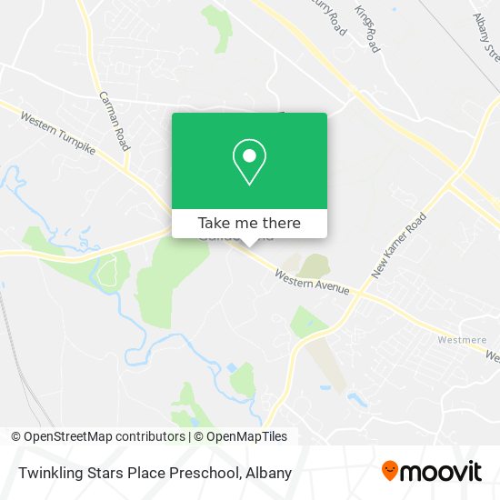 Mapa de Twinkling Stars Place Preschool