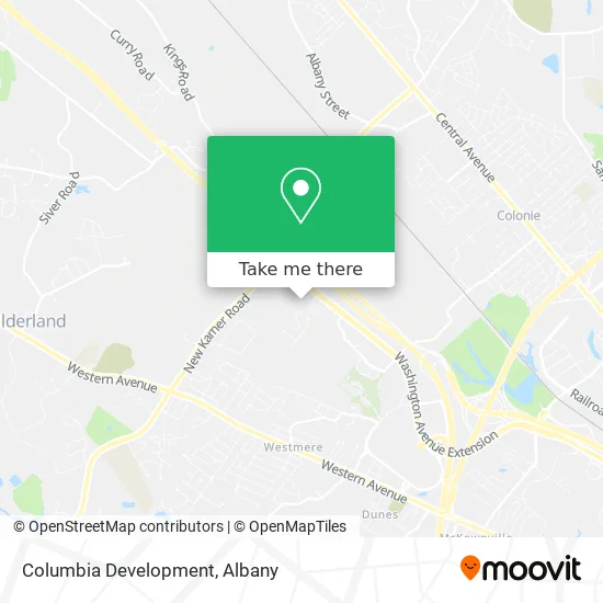 Columbia Development map