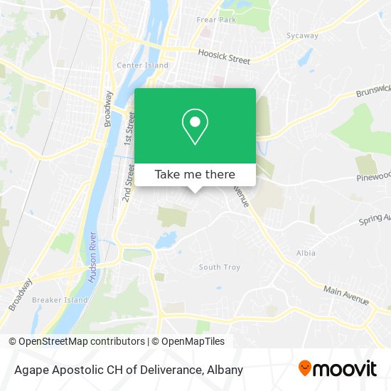 Mapa de Agape Apostolic CH of Deliverance