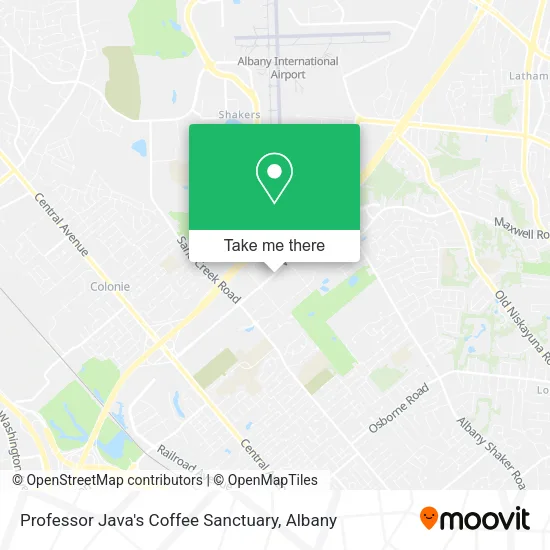 Mapa de Professor Java's Coffee Sanctuary