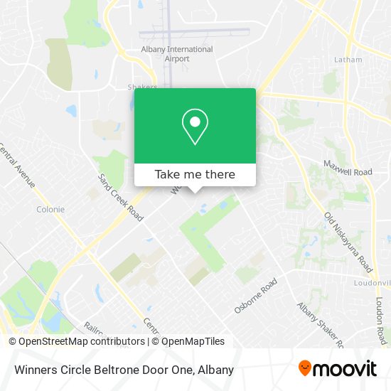 Winners Circle Beltrone Door One map
