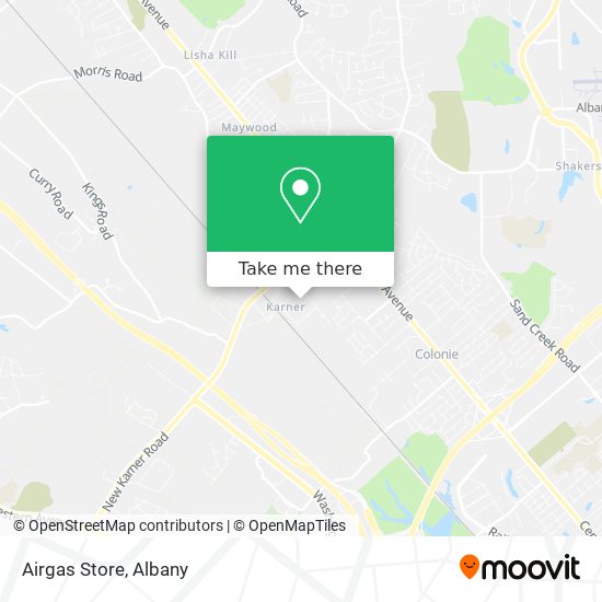 Airgas Store map